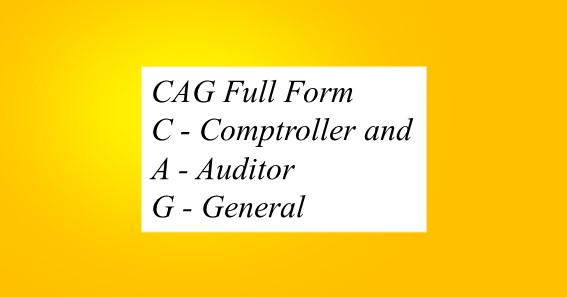CAG Full Form 