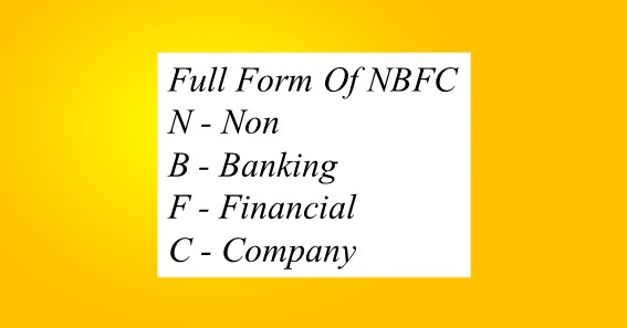 Full Form Of NBFC