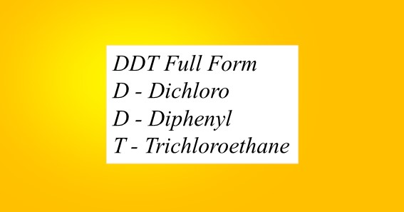 DDT Full Form 